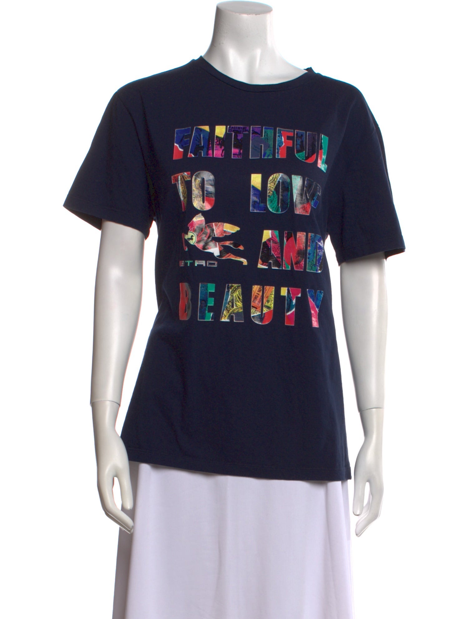 Etro Graphic Print Crew Neck T-Shirt