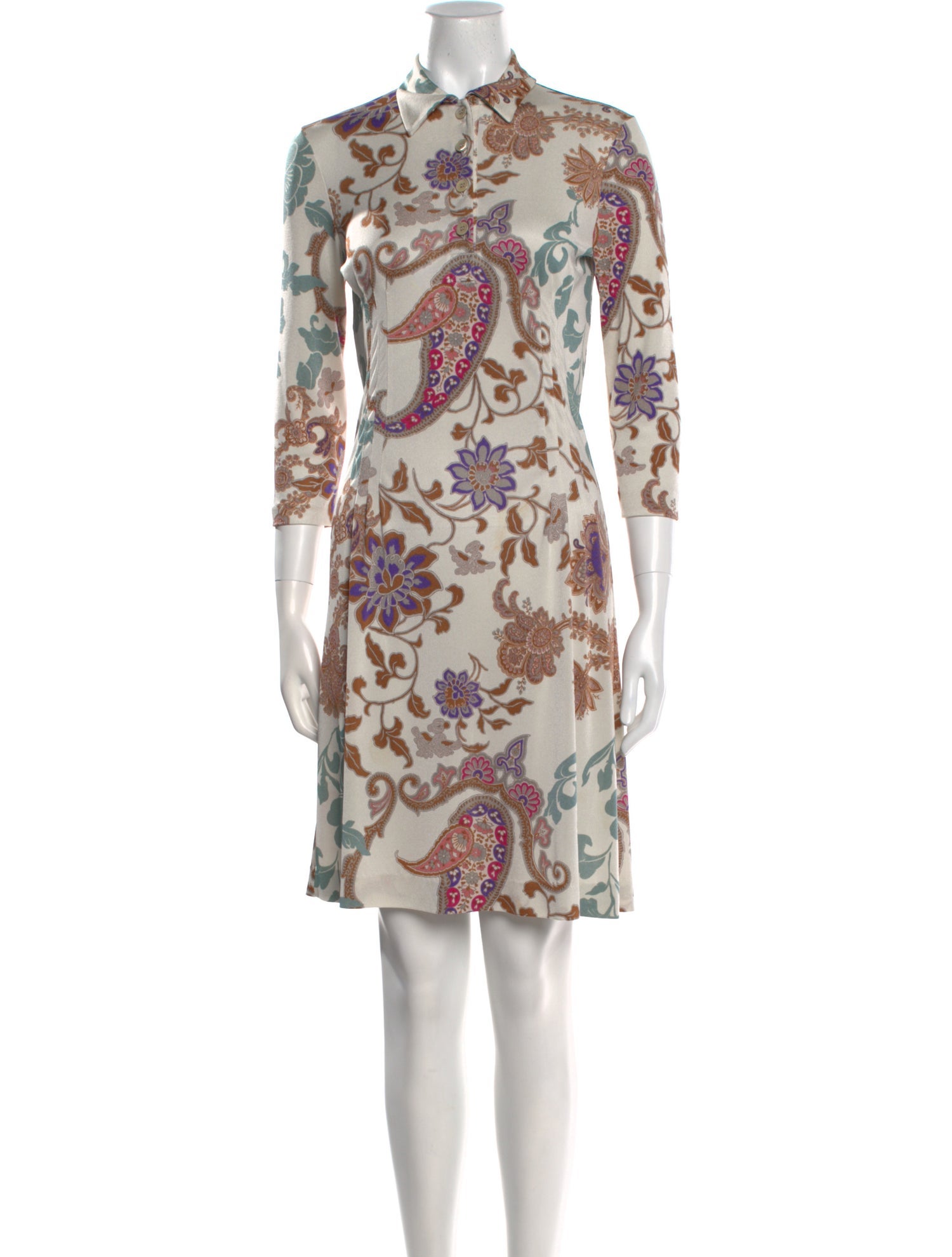 Etro Floral Print Mini Dress
