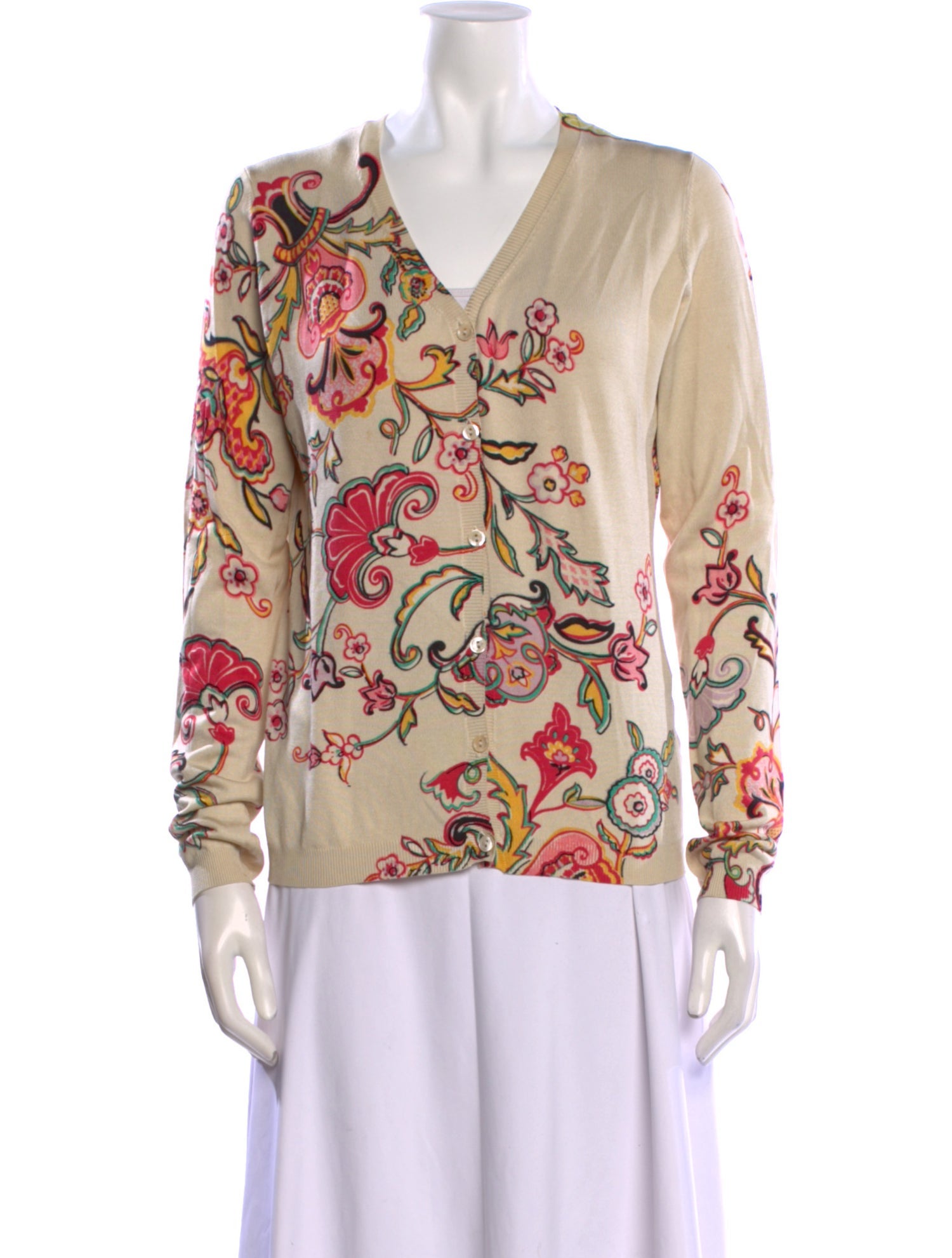 Etro Silk Printed Sweater