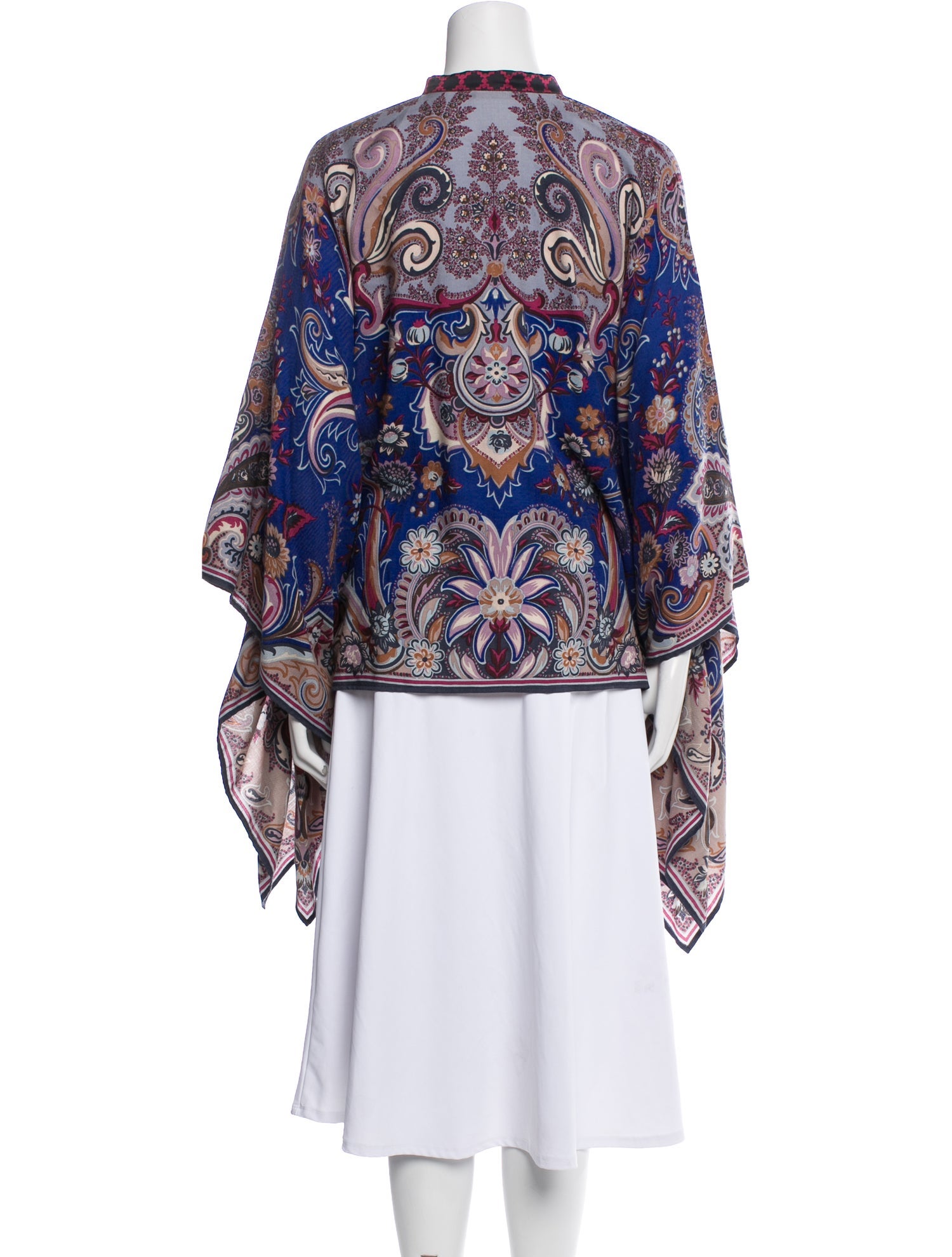 Etro Wool Paisley Print Blouse