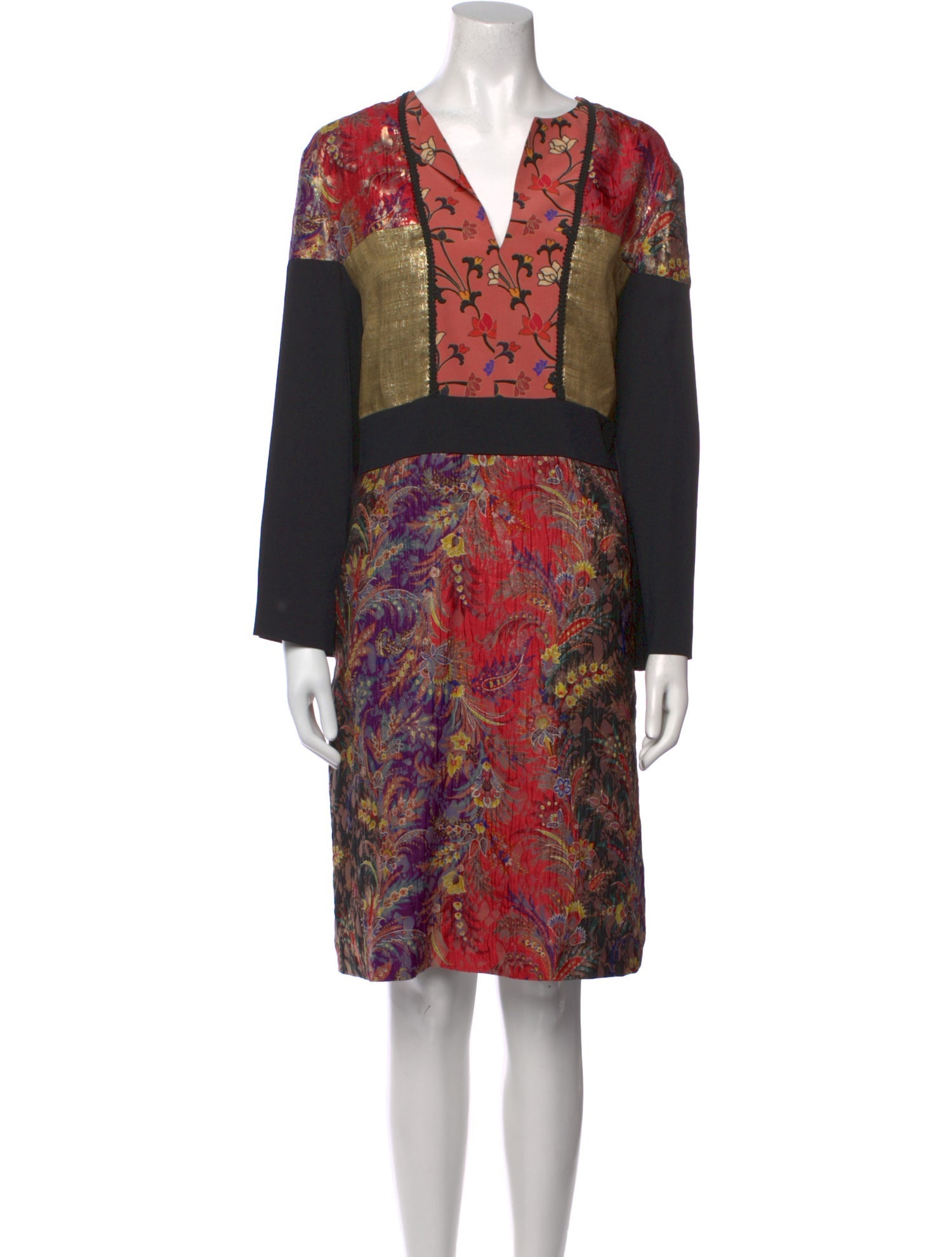 Etro Printed Knee-Length Dress