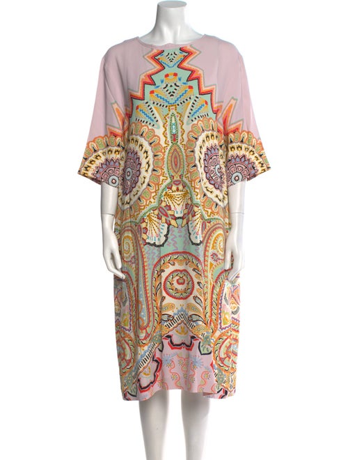 Etro Paisley Print Knee-Length Dress
