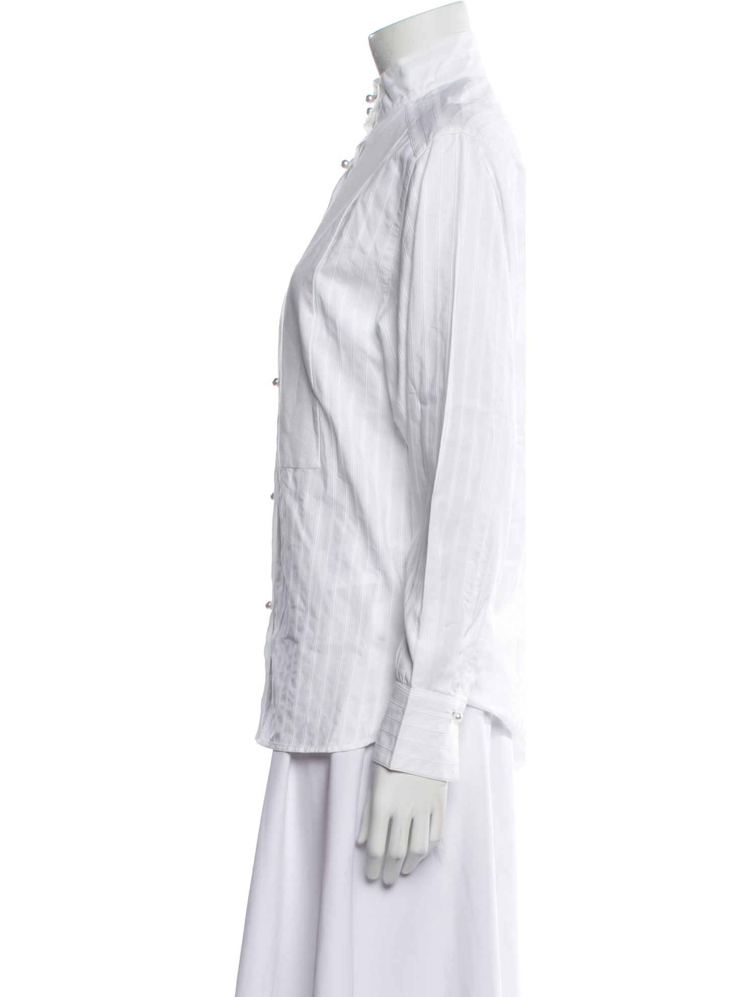 Etro Long Sleeve Button-Up Top