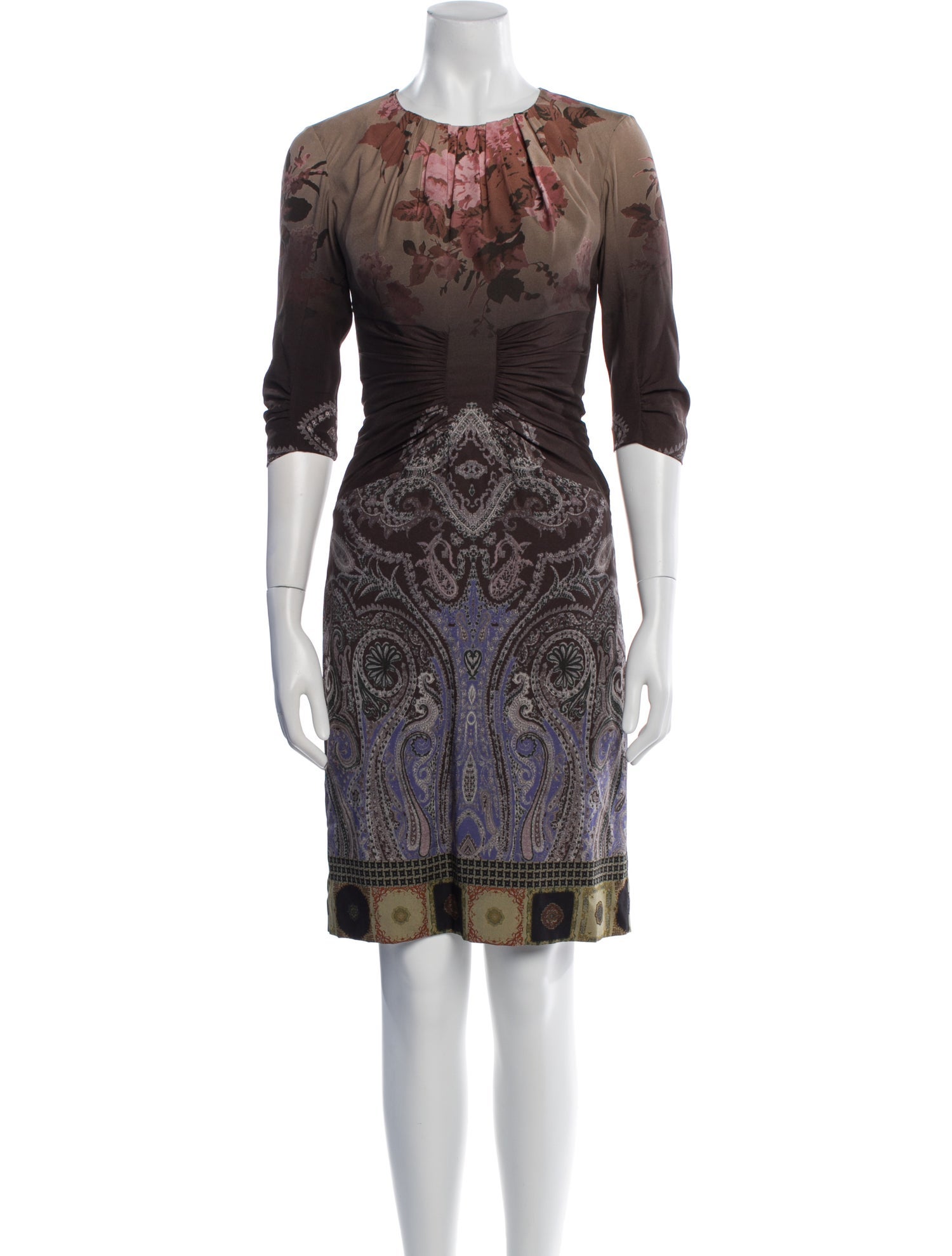Etro Silk Knee-Length Dress