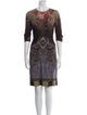 Etro Silk Knee-Length Dress