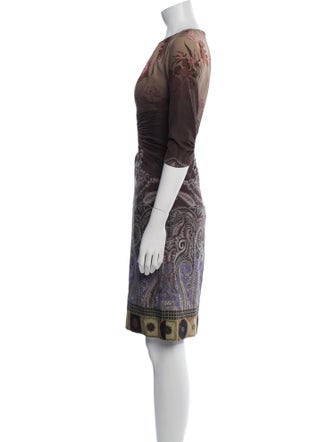 Etro Silk Knee-Length Dress