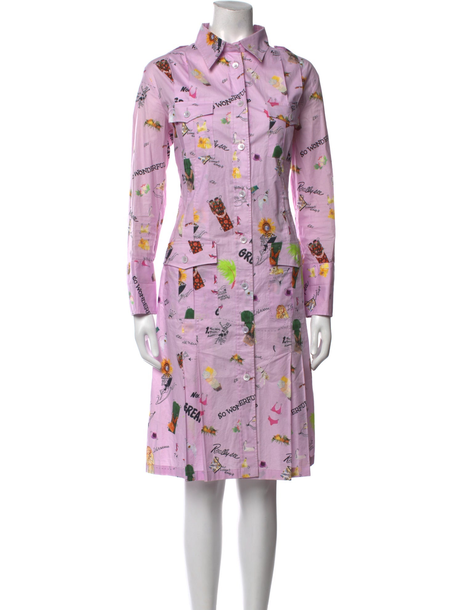 Etro Floral Print Knee-Length Dress