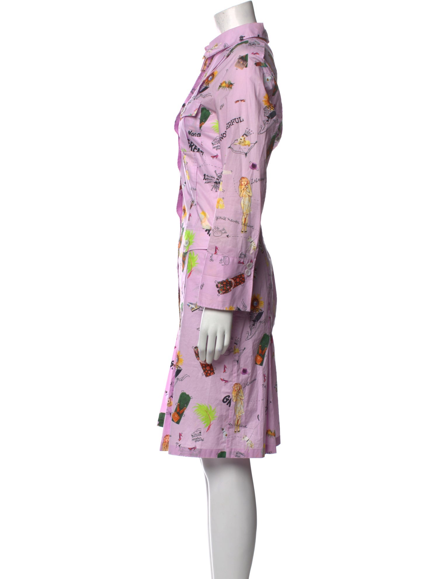 Etro Floral Print Knee-Length Dress