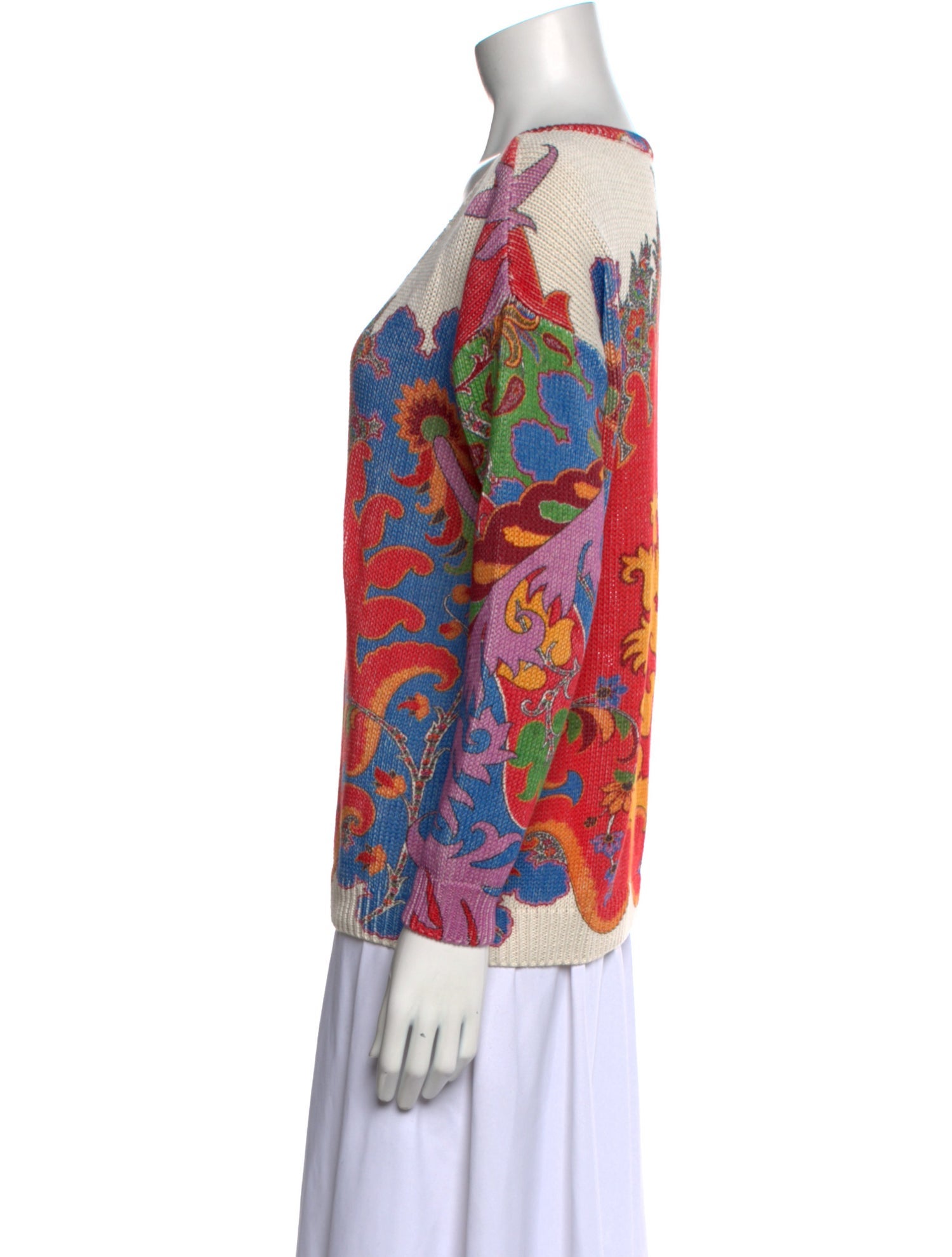 Etro Silk Printed Sweater