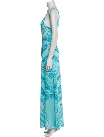 Etro Printed Long Dress