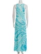 Etro Printed Long Dress