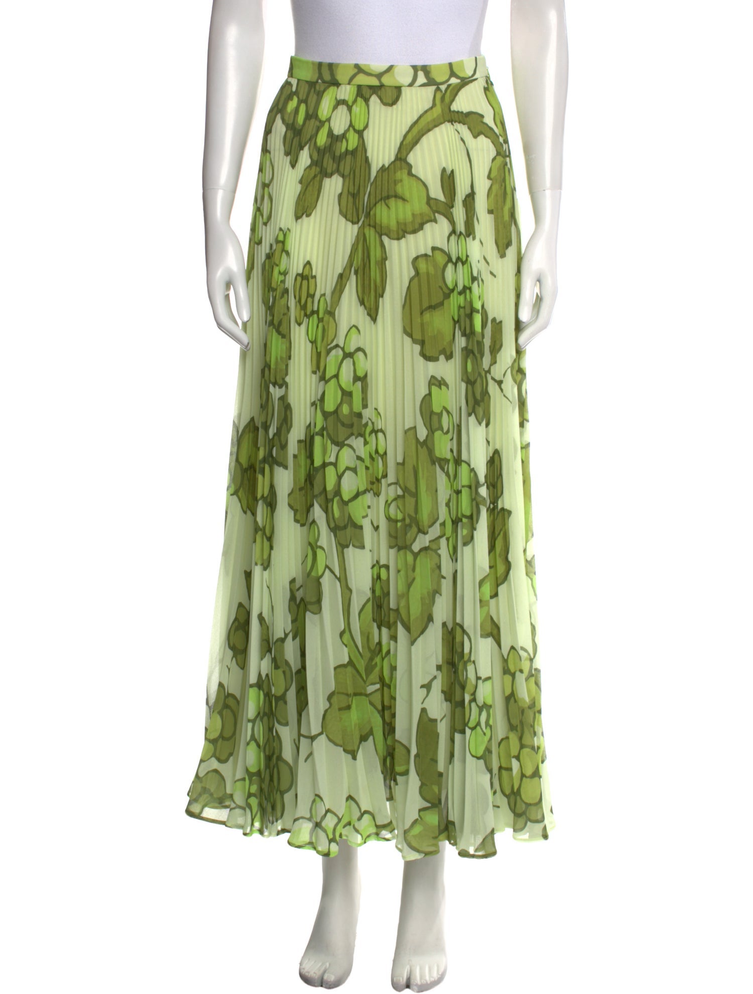 Etro Floral Print Midi Length Skirt