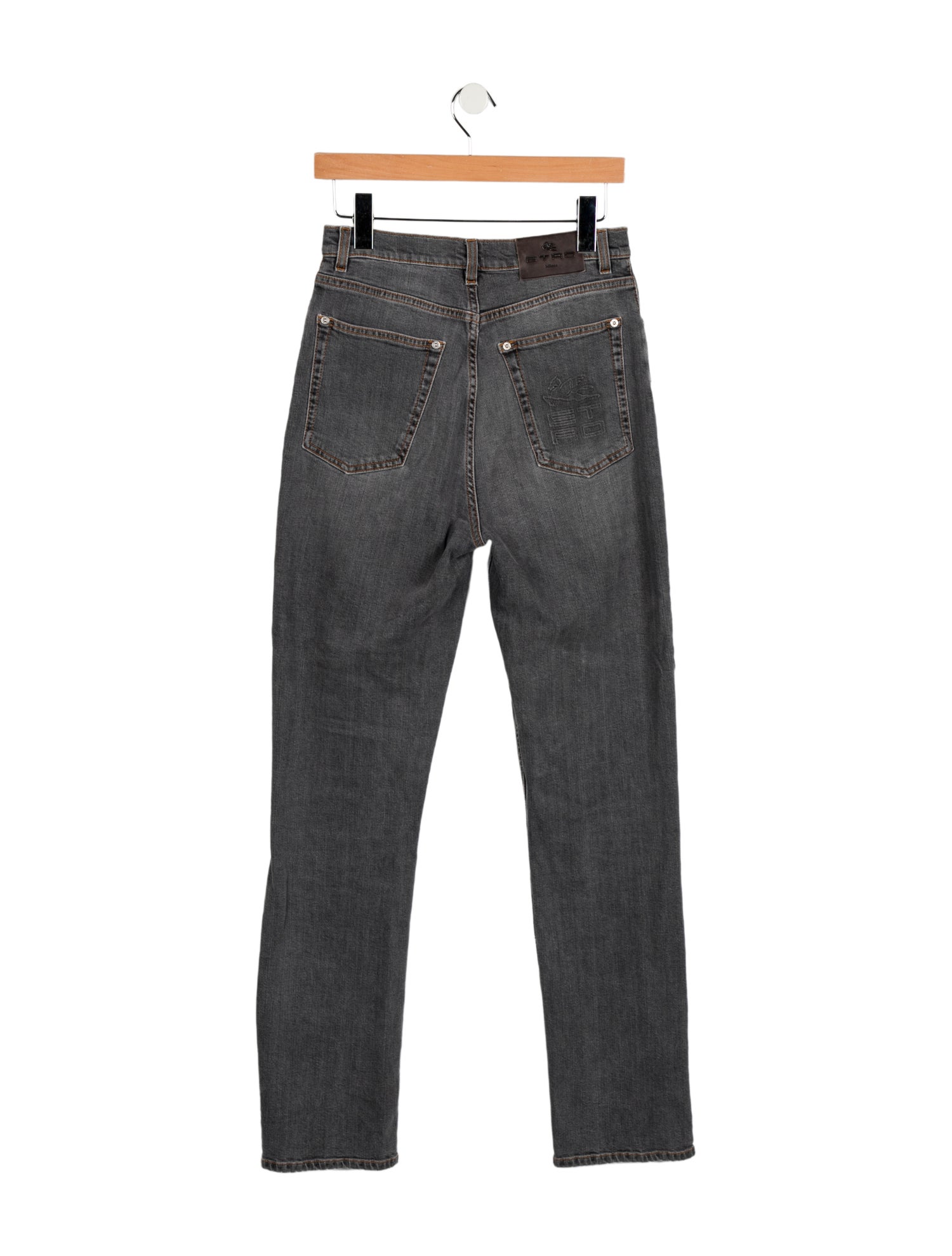 Etro High-Rise Straight Leg Jeans