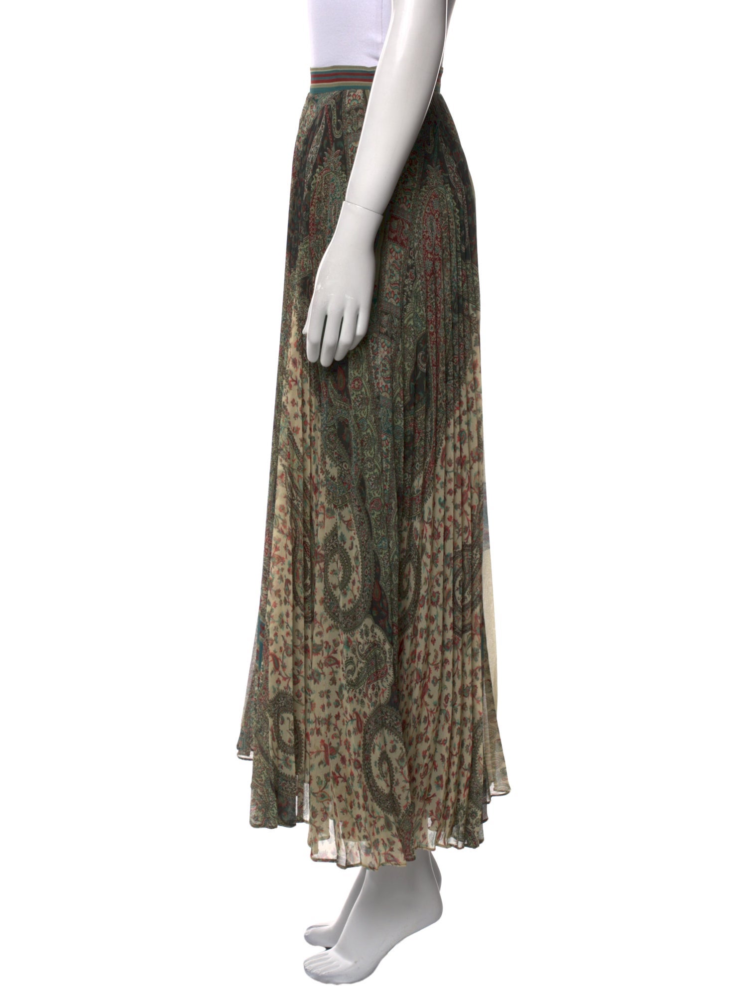 Etro Printed Midi Length Skirt