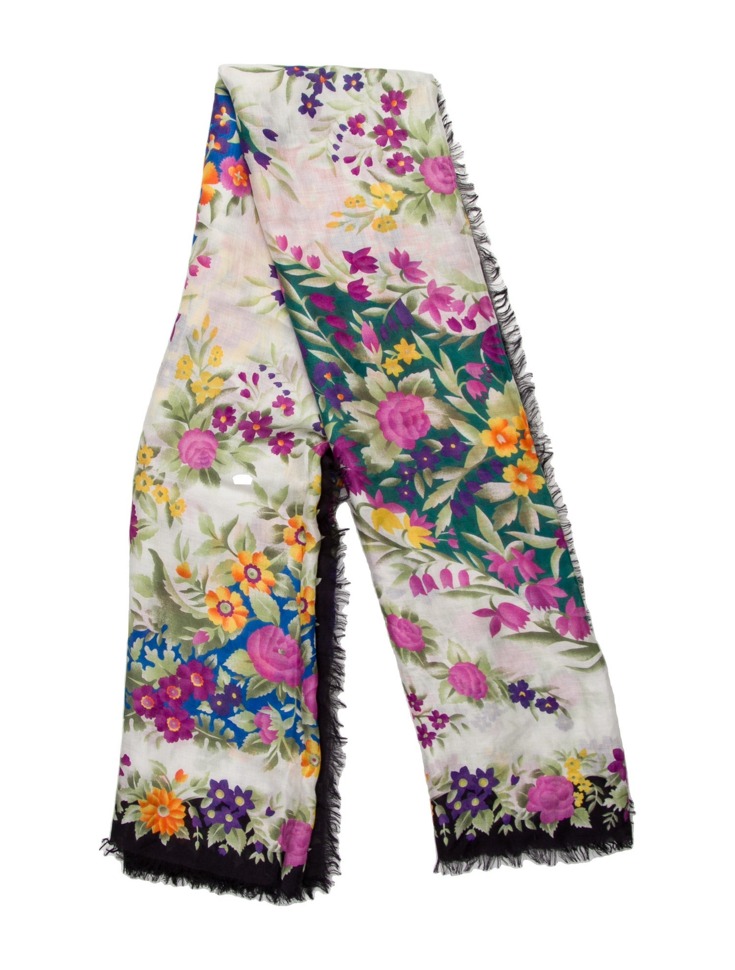 Etro Floral Print Scarf