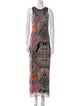 Etro Printed Long Dress