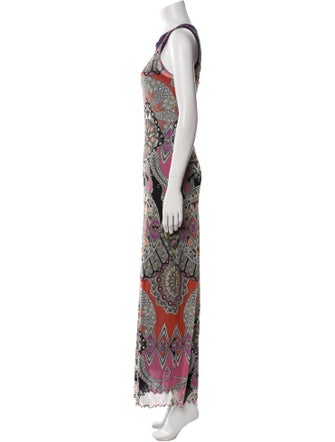 Etro Printed Long Dress