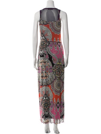 Etro Printed Long Dress