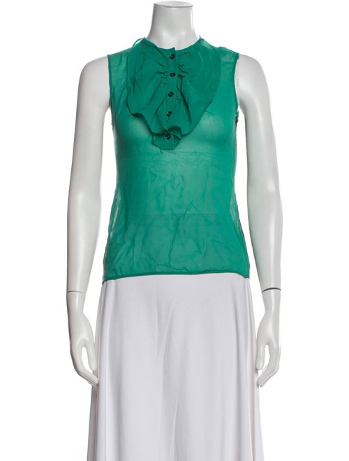 Etro Silk Crew Neck Top