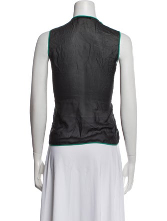 Etro Silk Crew Neck Top