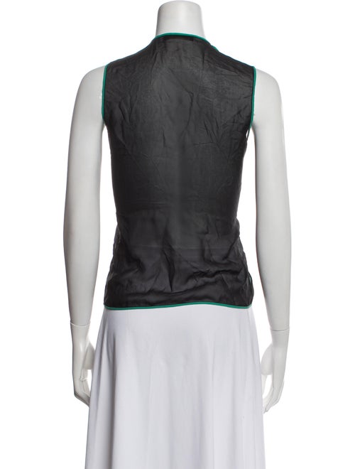 Etro Silk Crew Neck Top