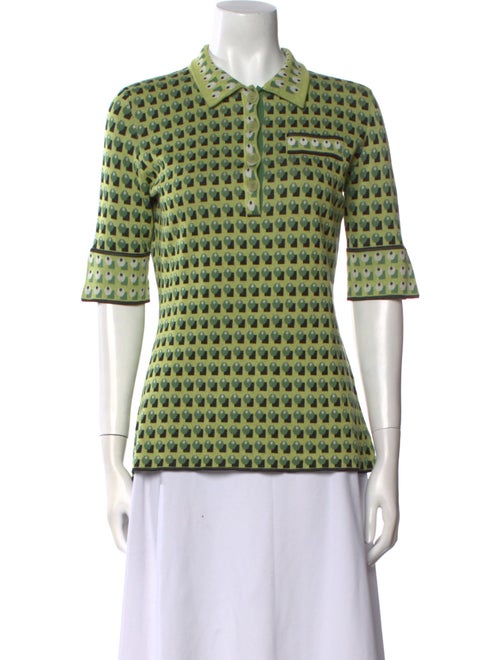 Etro Printed Short Sleeve Polo