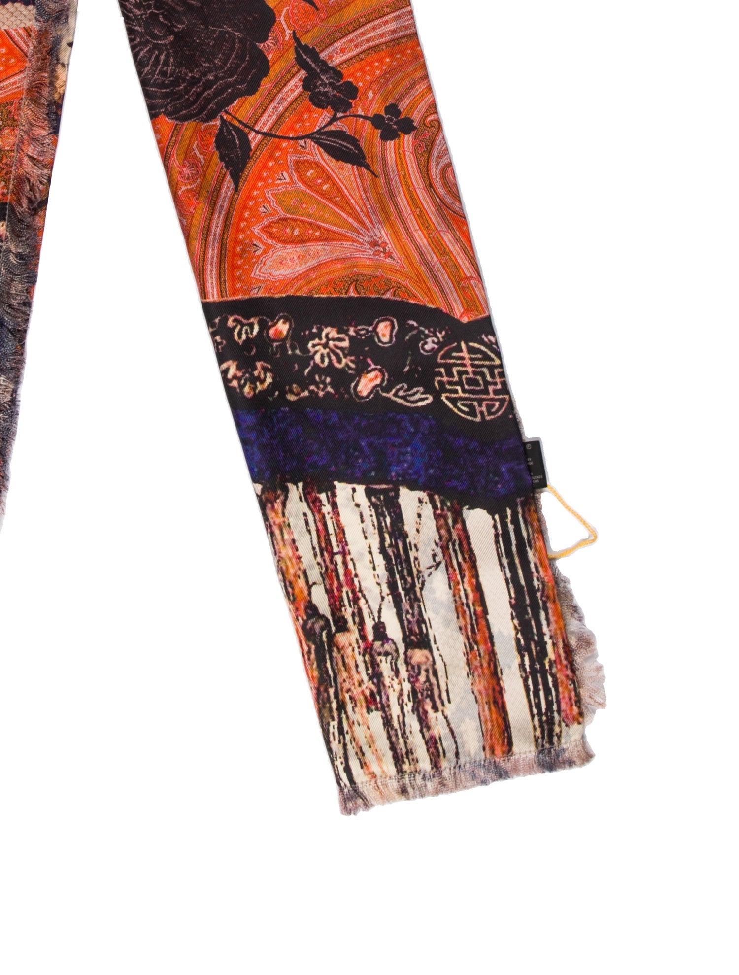 Etro Silk Paisley Print Scarf w/ Tags