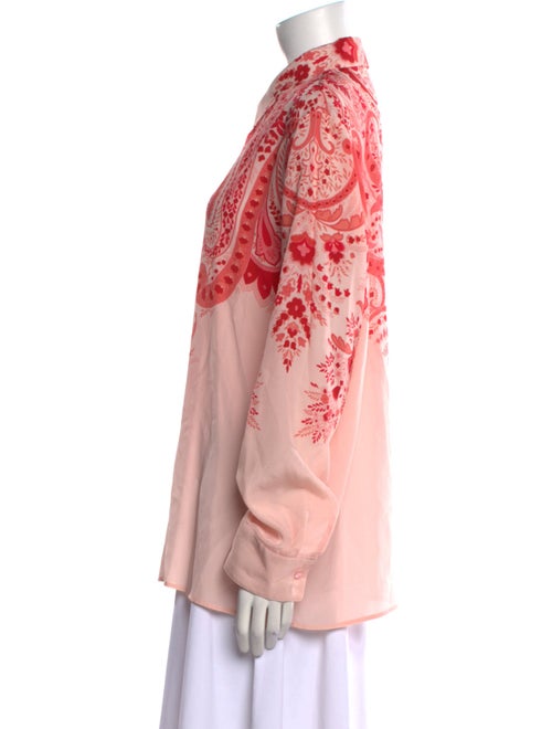 Etro Silk Paisley Print Blouse