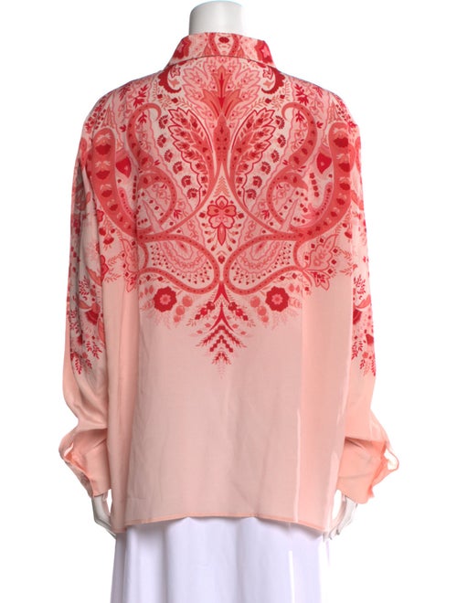 Etro Silk Paisley Print Blouse