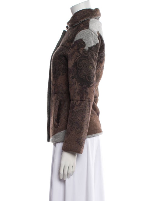 Etro Cashmere Paisley Print Jacket