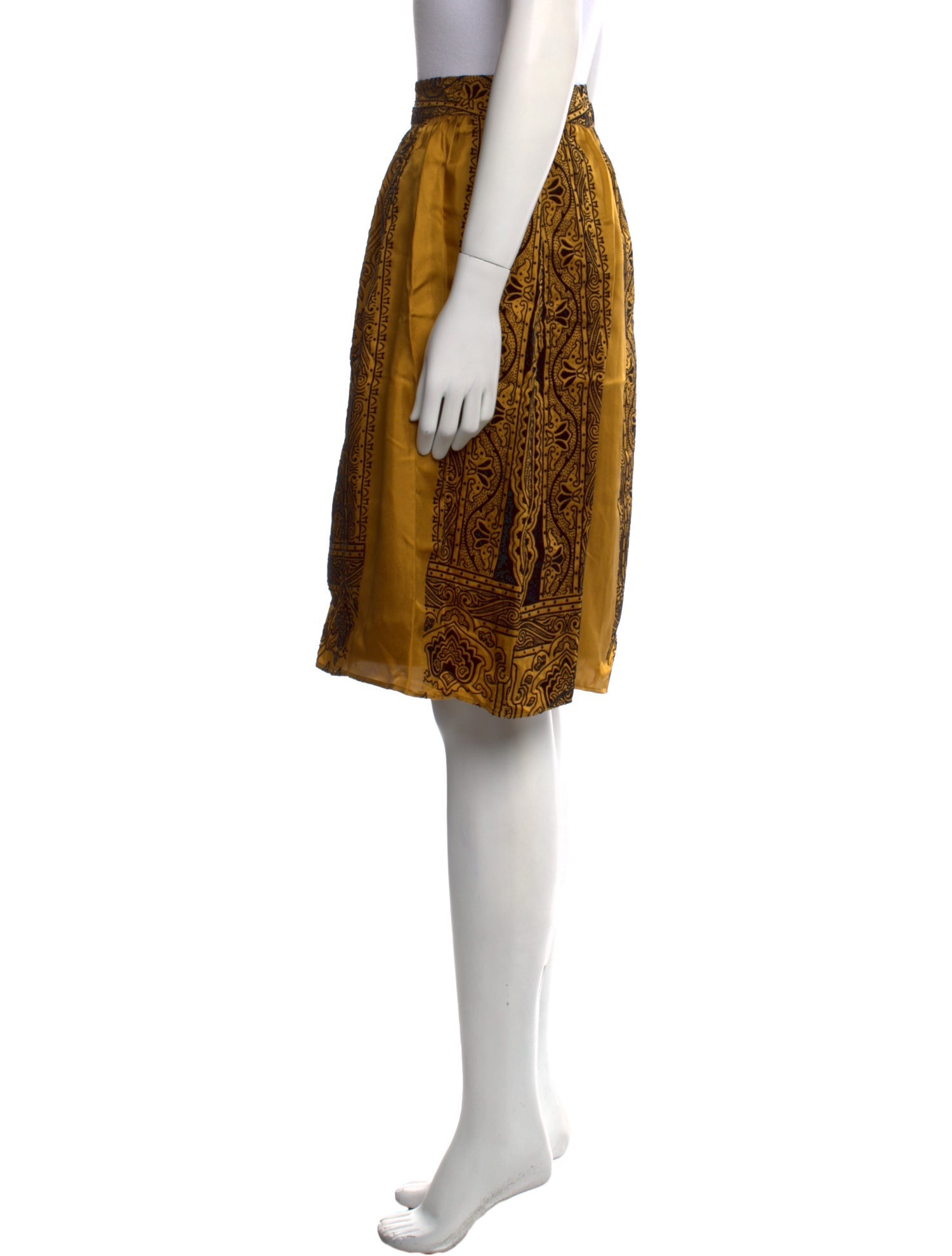 Etro Silk Knee-Length Skirt