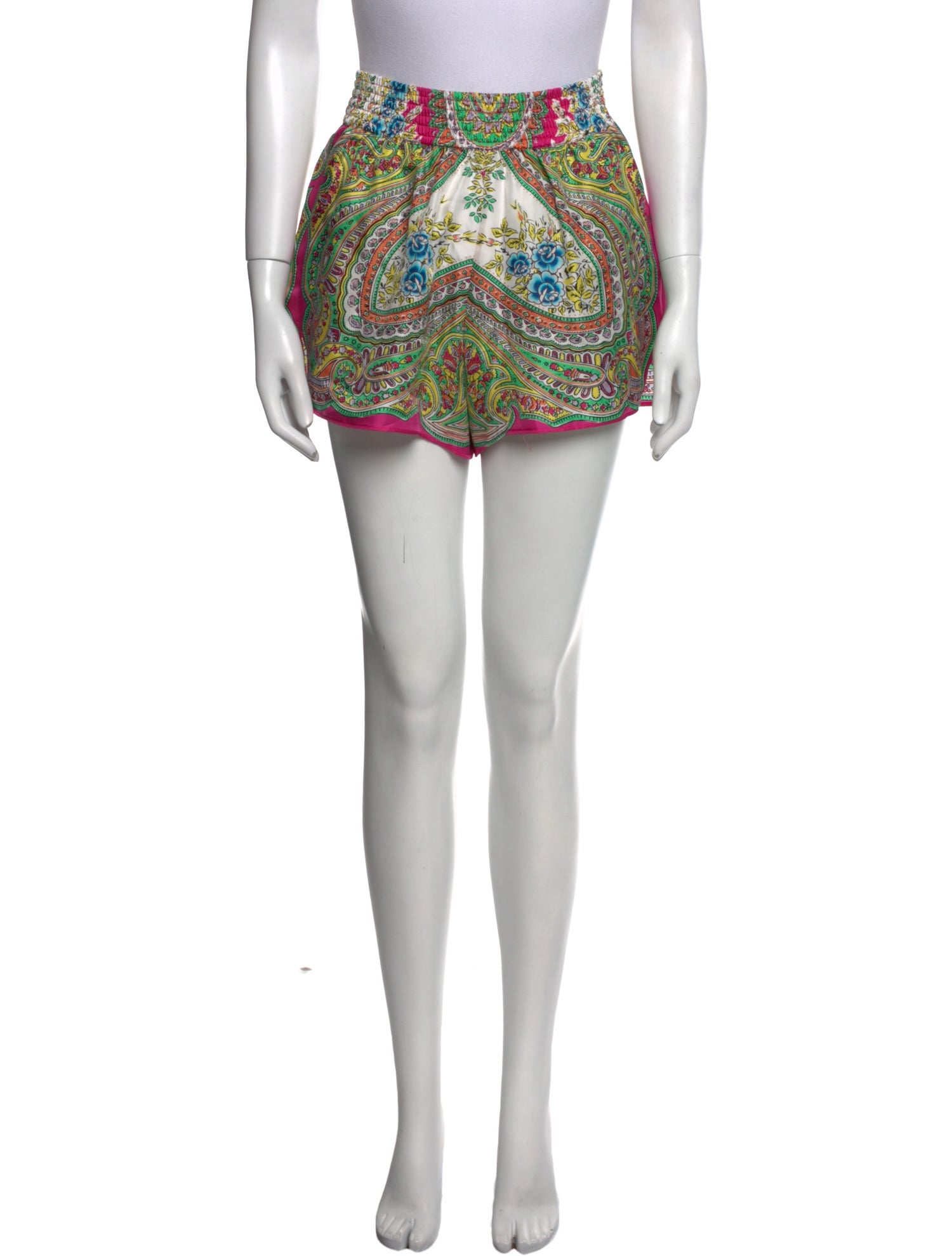 Etro Silk Mini Shorts