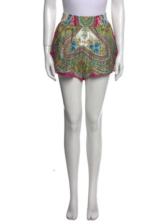 Etro Silk Mini Shorts