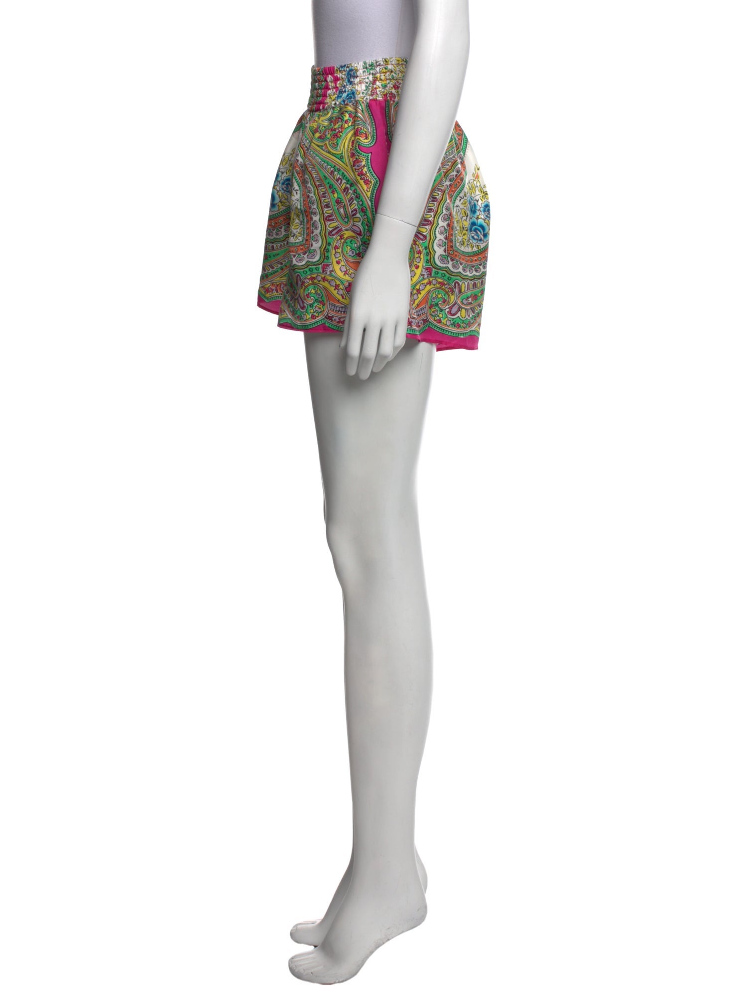 Etro Silk Mini Shorts