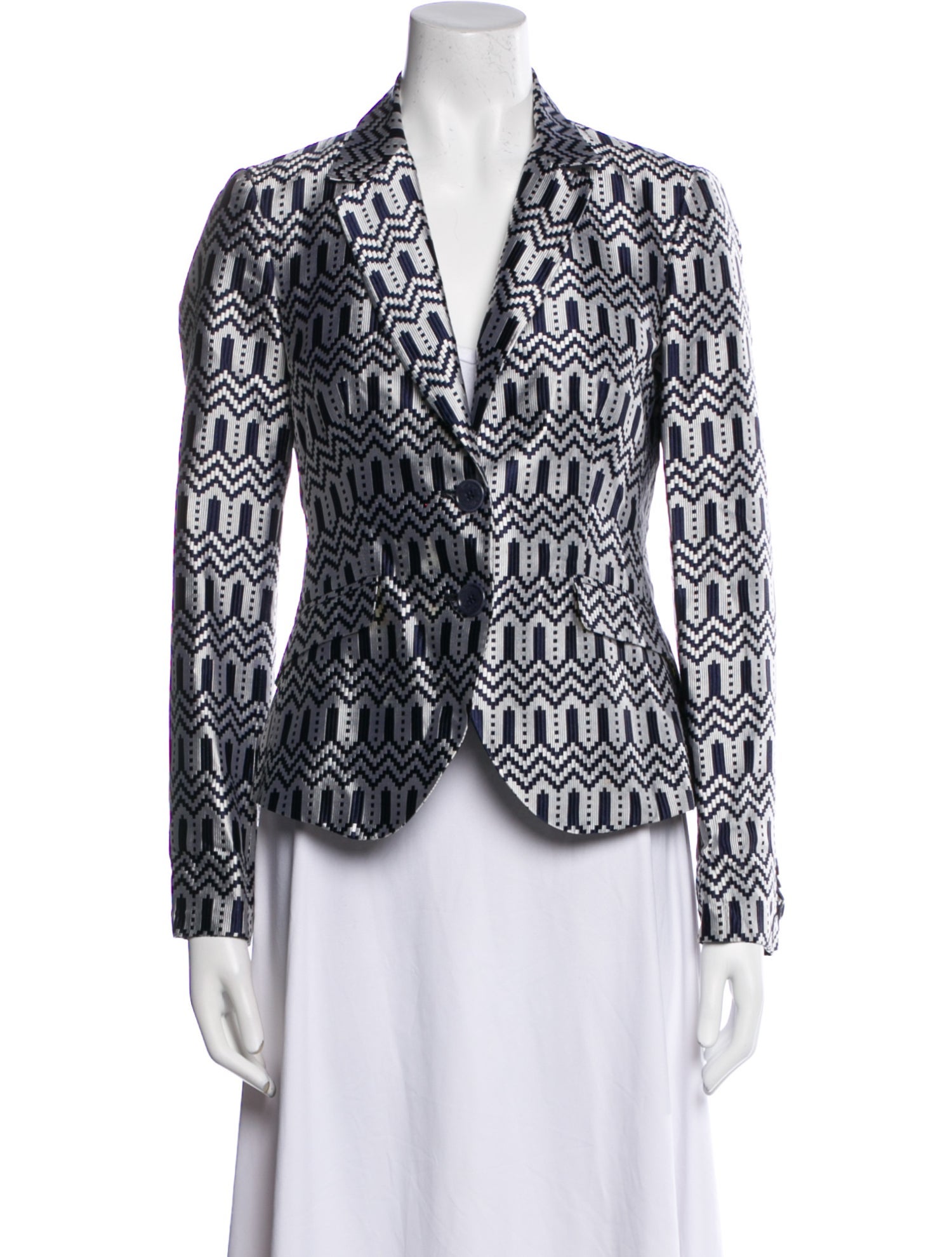 Etro Silk Printed Blazer