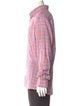 Etro Plaid Print Long Sleeve Shirt