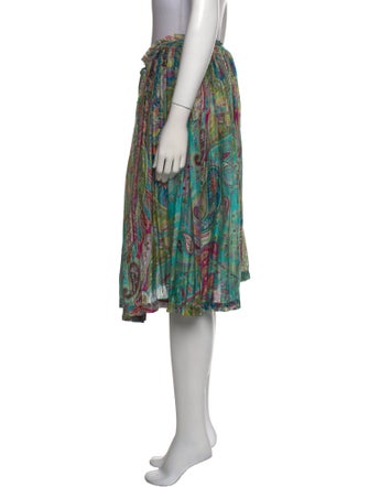 Etro Silk Midi Length Skirt
