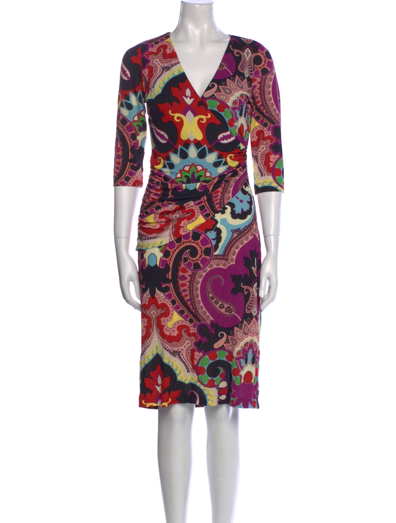Etro Paisley Print Knee-Length Dress