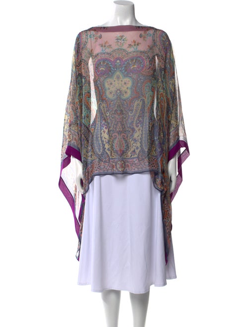 Etro Silk Paisley Print Tunic