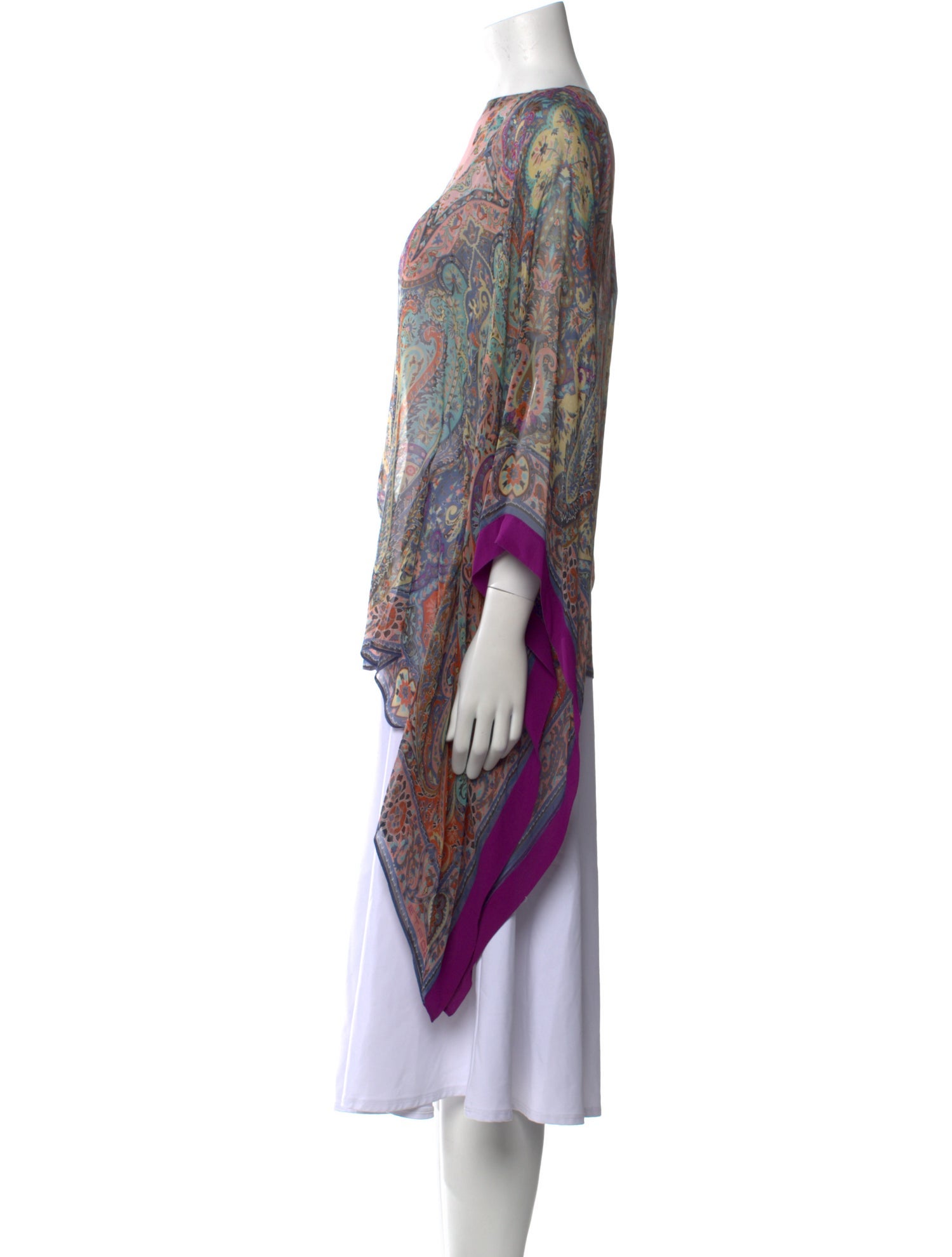 Etro Silk Paisley Print Tunic