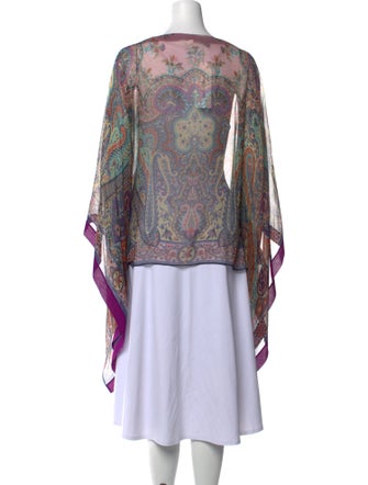 Etro Silk Paisley Print Tunic