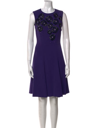 Etro Crew Neck Mini Dress