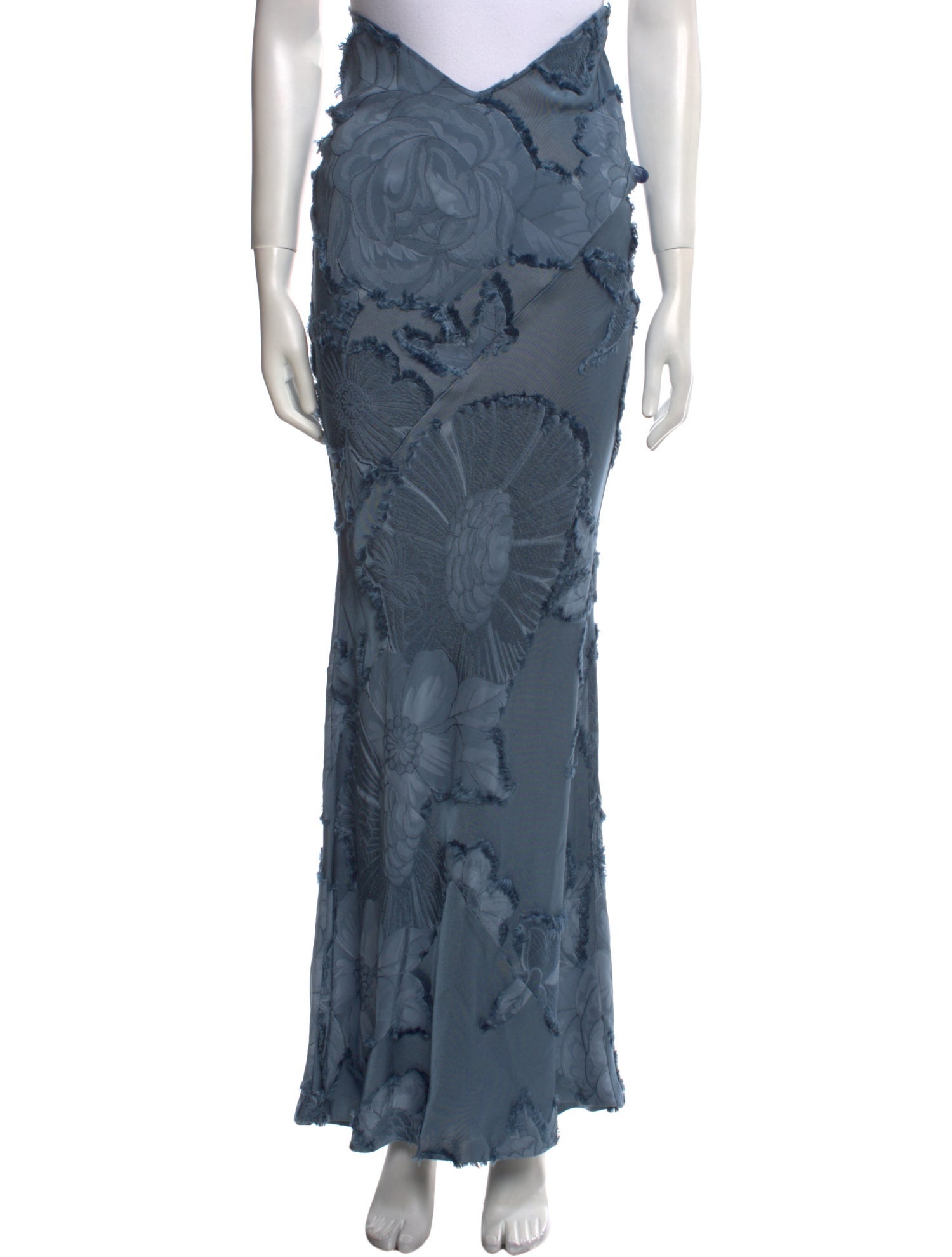 Etro Floral Print Long Skirt