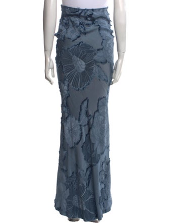 Etro Floral Print Long Skirt