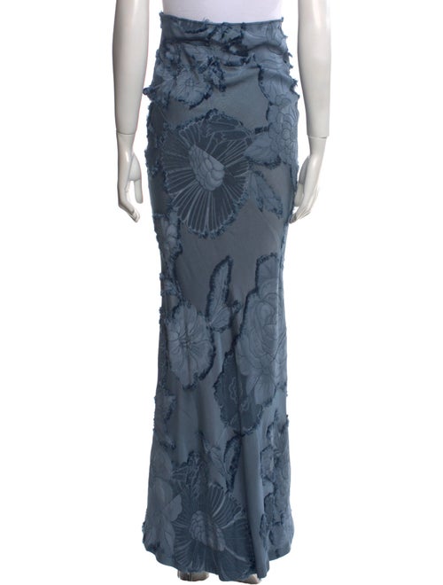 Etro Floral Print Long Skirt