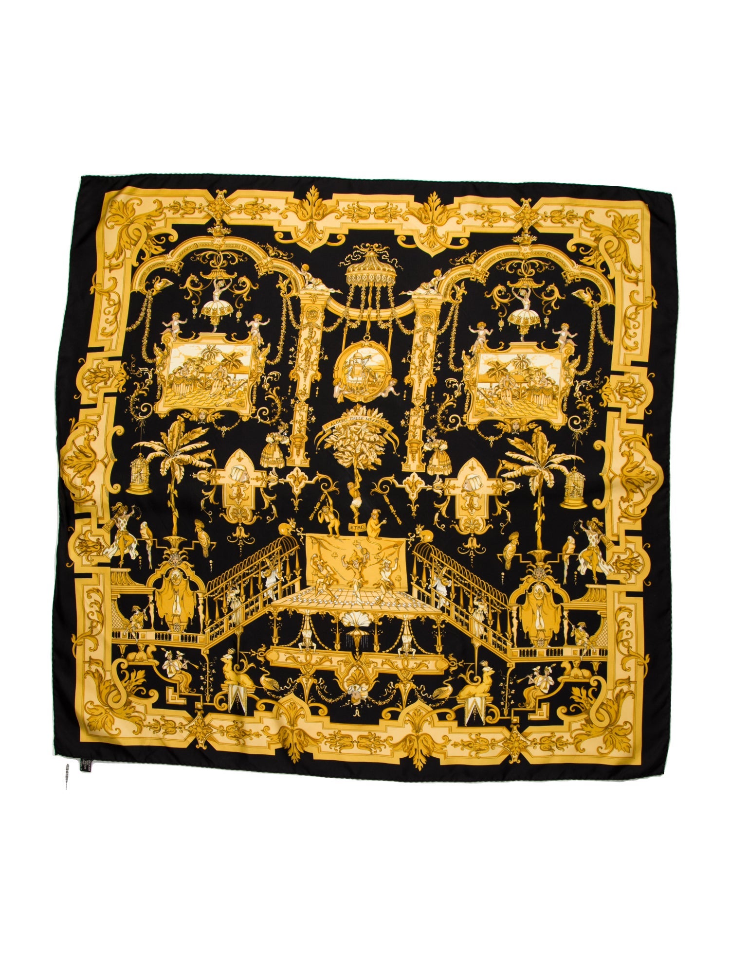 Etro Silk Printed Scarf