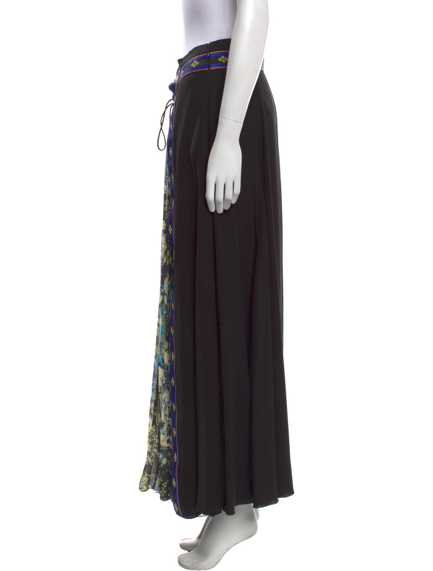 Etro Silk Long Skirt