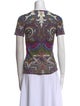 Etro Paisley Print Crew Neck T-Shirt