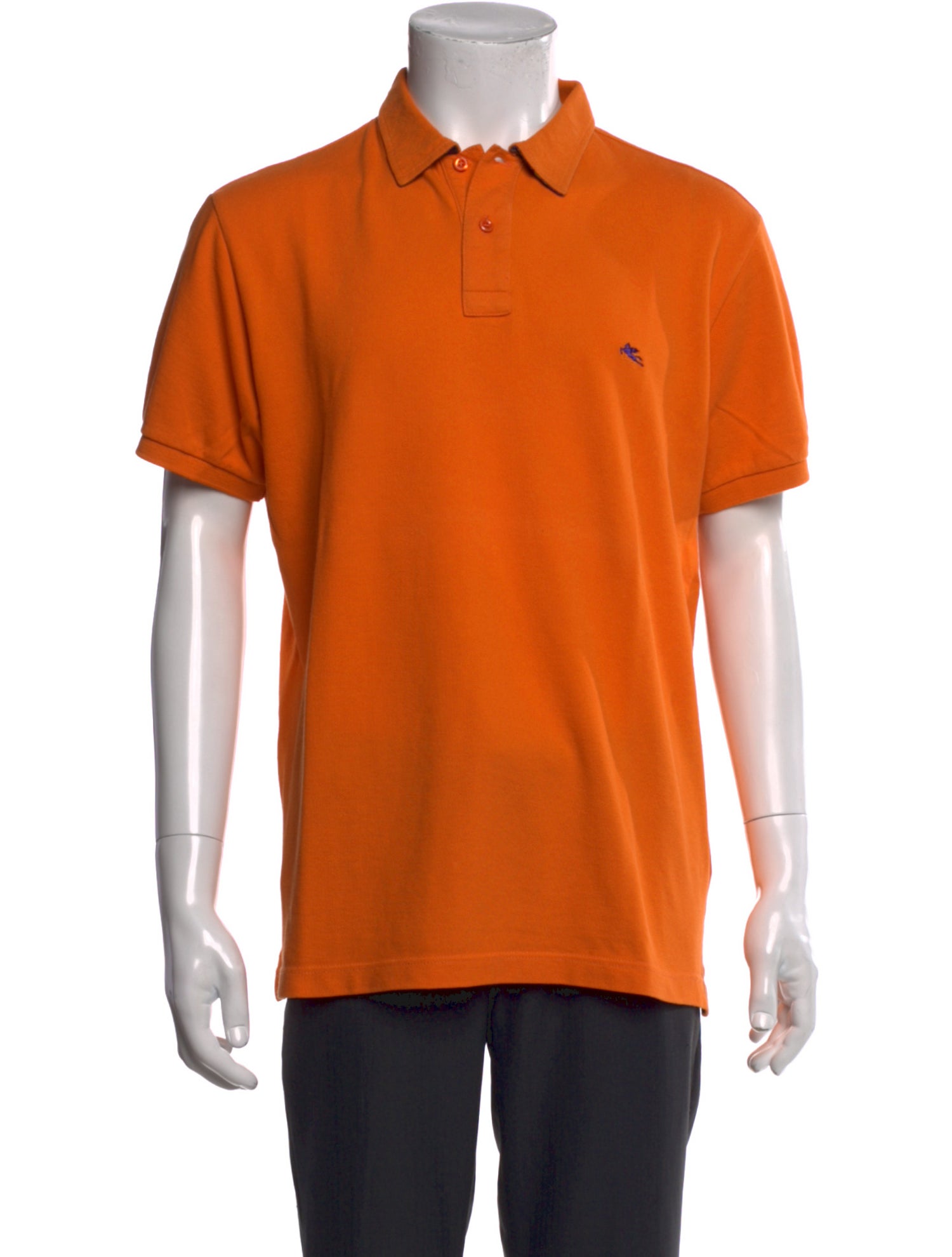 Etro Crew Neck Short Sleeve Polo Shirt