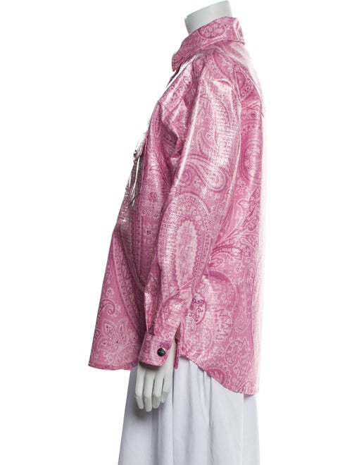 Etro Nylon Paisley Print Jacket